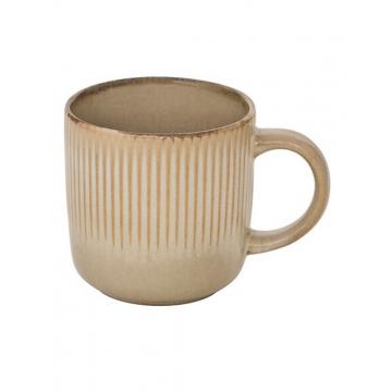 Κούπα "Chloe" stoneware μπεζ 36cl/12x8,8x9 cm