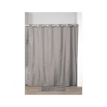 Κουρτίνα μπάνιου Polyester 180Χ200 αν.καφε