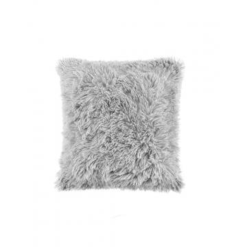 Μαξιλάρι γκρι γούνα 40x40cm