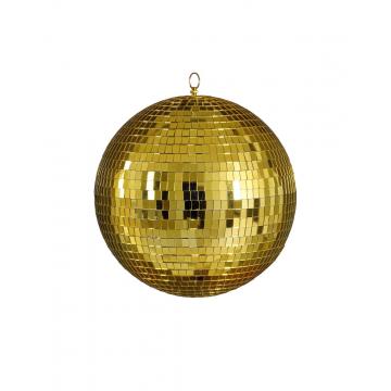 Μπάλα disco mirror χρυσή 30εκ.