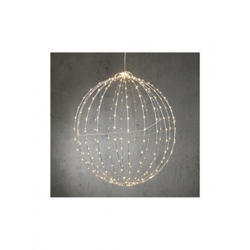 Μπάλα σύρμ.Χ400LED,λευκό, Φ60