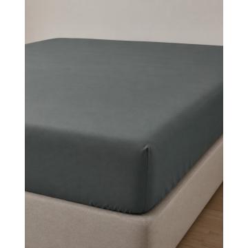 Microsilk Μονόχρωμο Σεντόνι με Λάστιχο Oscar 6 Αποχρώσεις Μονή (100x200+40cm) Ανθρακί