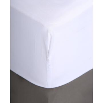Microsilk Μονόχρωμο Σεντόνι με λάστιχο Oscar Υπέρδιπλη (160x200 32cm) Άσπρο