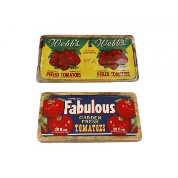 Πιατέλα mango "TOMATOES" 40x19cm
