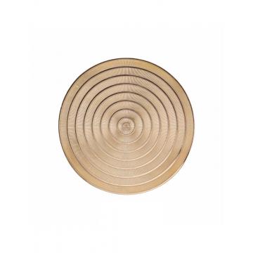 Σουπλά στρογγ."ORIENTAL" PVC χρυσό Φ40cm